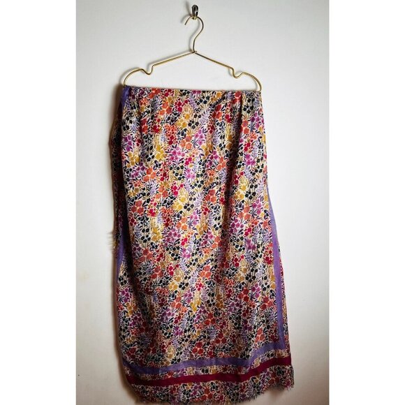 Parfois Floral Colorful Scarf Wrap - Picture 1 of 9